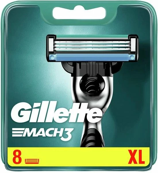 Beste Pirce 🧨 Gillette Mach3 - 8 Stuks - Scheermesjes ⌛ 3 Beste Pirce 🧨 Gillette Mach3 - 8 Stuks - Scheermesjes ⌛