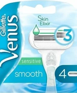 Groothandel 🌟 Gillette Venus Smooth Senstive Scheermesjes 4 Stuks 🌟