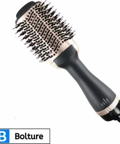 Beste Pirce ⭐ Bolture Haardroger Met Borstel - Krulborstel Kort Haar Zelfdraaiend - Fohnborstel Roterend - Elektrische Haarborstel - 3 In 1 Fohn ⭐