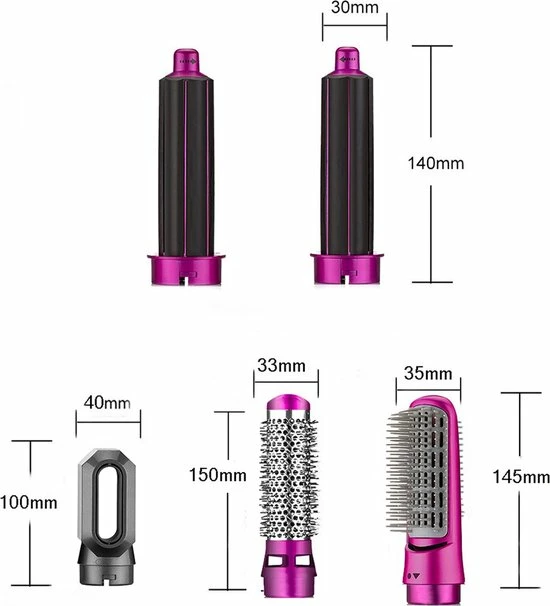 Kopen β Merkloos Airwrap Krultang 5 In 1 Multi Styler Föhn - Föhnborstel - Airstyler - Hairwrap - Nieuwe Versie 2.2 Edition π 6 Kopen β Merkloos Airwrap Krultang 5 In 1 Multi Styler Föhn - Föhnborstel - Airstyler - Hairwrap - Nieuwe Versie 2.2 Edition π - Afbeelding 4