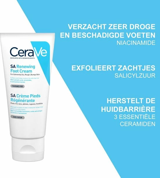 Kopen π― CeraVe - SA Renewing Foot Cream - Voetcrème - Droge En Ruwe Voeten - 88 Ml π 11 Kopen π― CeraVe - SA Renewing Foot Cream - Voetcrème - Droge En Ruwe Voeten - 88 Ml π - Afbeelding 9