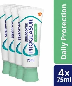 Goedkoop ❤️ Sensodyne Proglasur Daily Protection Dagelijkse Tandpasta Bij Tanderosie 4x 75ml 🌟