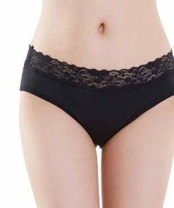 Beste deal ✨ Bamboozy Menstruatie Ondergoed 4-laags Mid-Heup Maat M 38-40 Zwart Period Underwear Duurzaam Menstrueren Incontinentie Zero Waste Daisy 😍 -L'Oréal Shop 550x617 4
