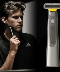 Promo 🔥 MediaShop Micro Touch Titanium Solo - Elektrisch Scheerapparaat Met Roestvrijstalen Mesjes Met Titaniumcoating Voor Baard En Lichaamshaar - 3 Mesjes - Trimmen, Stylen En Scheren 🎉 -L'Oréal Shop 550x618 2