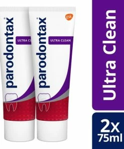 Promo ⌛ Parodontax Ultra Clean - Tandpasta - Tegen Bloedend Tandvlees - 2x75 Ml ✨