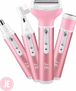 Kopen 👏 J.E® J.E Ladyshave Voor Vrouwen - Ontharings Trimmer - Haarverwijderaar - 4 In 1 ❤️