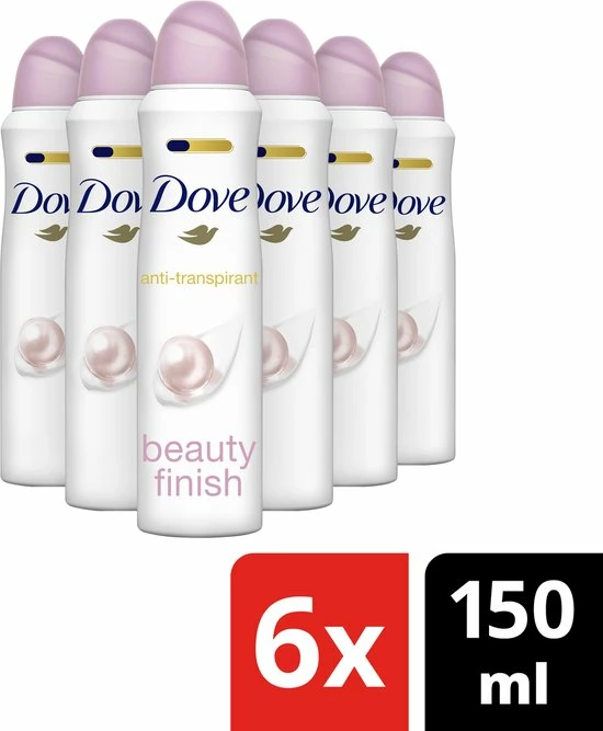 Korting π Dove Beauty Finish Anti-transpirant Deodorant - 6 X 150 Ml - Voordeelverpakking 𧨠8 Korting π Dove Beauty Finish Anti-transpirant Deodorant - 6 X 150 Ml - Voordeelverpakking 𧨠- Afbeelding 6