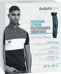 Promo ❤️ BaBylissMEN BaByliss Japanese Steel 12-in-1 Multitrimmer MT890E - 120 Min Draadloos Gebruik - Waterproof 👍 -L'Oréal Shop 550x668