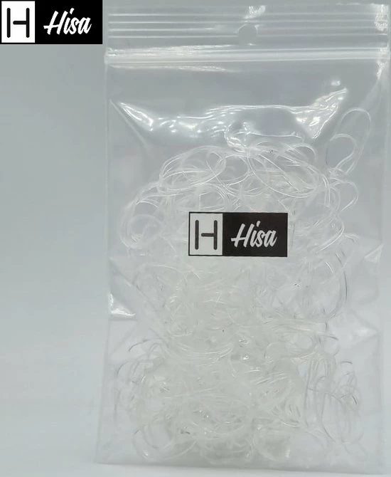 Korting 😉 Hisa - Transparante Mini Haarelastiekjes - Elastiek - Elastisch - Doorzichtig - Haar - Accessoires - Ca 200 Stuks - Diamater 1,5 Cm 🧨 4 Korting 😉 Hisa - Transparante Mini Haarelastiekjes - Elastiek - Elastisch - Doorzichtig - Haar - Accessoires - Ca 200 Stuks - Diamater 1,5 Cm 🧨 - Afbeelding 2