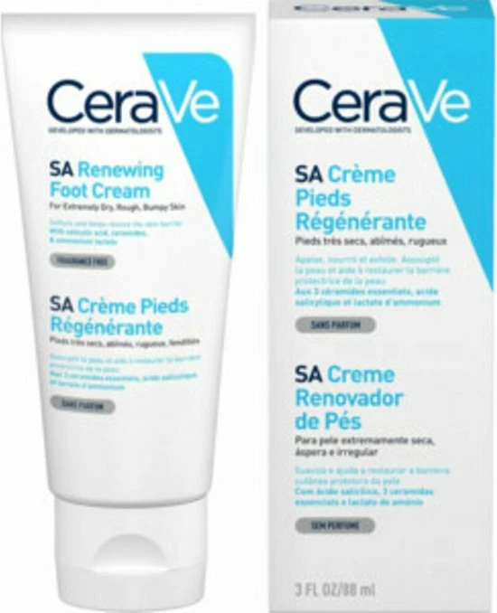 Kopen π― CeraVe - SA Renewing Foot Cream - Voetcrème - Droge En Ruwe Voeten - 88 Ml π 3 Kopen π― CeraVe - SA Renewing Foot Cream - Voetcrème - Droge En Ruwe Voeten - 88 Ml π