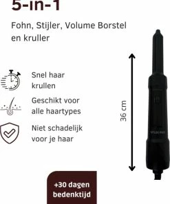 Goedkoopste 🎉 QFLEX PRO® 5 In 1 Airstyler - Föhnborstel - Volume Borstel - Stijlborstel - Krulborstel - Haardroger - Föhn - Airwrap Alternatief - Incl Opbergtas, 2x Haar Clipjes & Warmte Bestendige Handschoen 🛒 -L'Oréal Shop 550x678