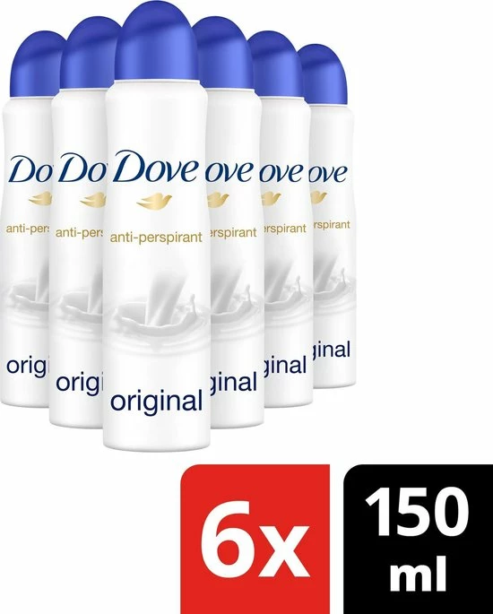 Beste Pirce π Dove Original Anti-transpirant Spray Vrouw - 6 X 150 Ml - Voordeelverpakking π― 5 Beste Pirce π Dove Original Anti-transpirant Spray Vrouw - 6 X 150 Ml - Voordeelverpakking π― - Afbeelding 3