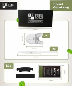 Coupon 🎁 Pure Luxure Teeth Whitening Kit - Zonder Peroxide - Met Handleiding En Ebook - Tandenbleekset - LED Tanden Bleken - Inclusief Whitening Strips - 100% Natuurlijk & Peroxidevrij - Black Friday 2022 💯 -L'Oréal Shop 550x687 4