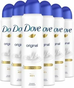 Beste Pirce 😍 Dove Original Anti-transpirant Spray Vrouw - 6 X 150 Ml - Voordeelverpakking 💯