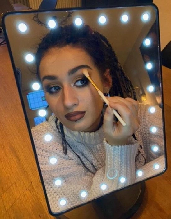 Aanbiedingen 🥰 HUISSON Make Up Spiegel Met Verlichting 24 LED Lampen Scheerspiegel Vergrootspiegel 😍 17 Aanbiedingen 🥰 HUISSON Make Up Spiegel Met Verlichting 24 LED Lampen Scheerspiegel Vergrootspiegel 😍 - Afbeelding 15