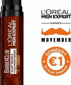 Hete verkoop 😍 L’Oréal Paris Men Expert L’Oréal BarberClub Short Beard & Face Moisturiser 50ml 🧨 -L'Oréal Shop 550x711 1