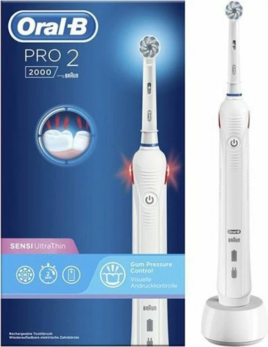 Beste Verkoop ❤️ Oral B Oral-B PRO 2 2000 - Elektrische Tandenborstel 🌟 3 Beste Verkoop ❤️ Oral B Oral-B PRO 2 2000 - Elektrische Tandenborstel 🌟