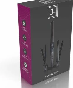 Aanbiedingen 👍 Jocam® 5-in-1 Keramische Krultang Met Opzetstukken – Golvenkrultang – Curling Wand Krultang Zonder Klem – Hair Curler - Zwart 💯 -L'Oréal Shop 550x718