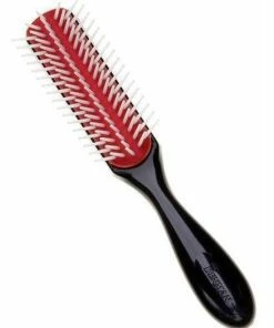Uitgang ⭐ Denman Classic Styling Originals Brush D14 Klein 5 Rij (Zwart-Rood-Wit) 1 Stuk ⭐