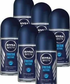 Beste recensies van ❤️ NIVEA MEN Fresh Active - 6 X 50 Ml - Voordeelverpakking - Deodorant Roller ✨