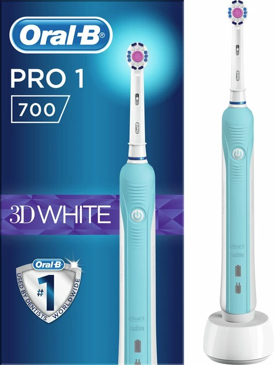 Uitgang π₯ Oral B Oral-B Pro 1 700 - Oplaadbare Elektrische Tandenborstel - Powered By Braun - Blauw π 3 Uitgang π₯ Oral B Oral-B Pro 1 700 - Oplaadbare Elektrische Tandenborstel - Powered By Braun - Blauw π