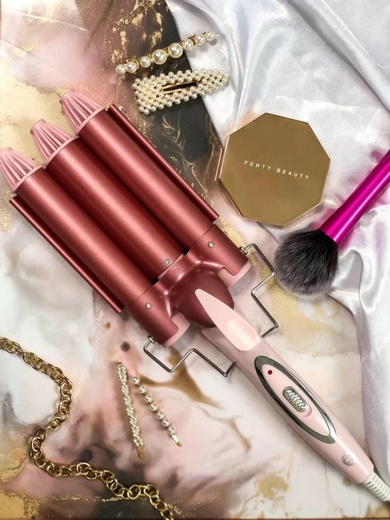 Top 10 π Ofille Golvenkrultang - Wafeltang - Wave Krultang - 25mm Roze π 4 Top 10 π Ofille Golvenkrultang - Wafeltang - Wave Krultang - 25mm Roze π - Afbeelding 2