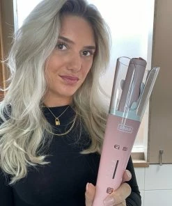 Promo 🎉 Automatische Krultang Keramische Haarkruller Hair Curler – Meerdere Kleuren – Blauw/Roze - RAVEG 🔔 -L'Oréal Shop 550x733 5