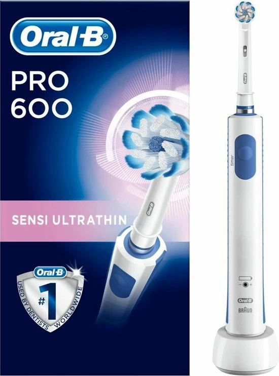 Begroting π Oral B Oral-B PRO Pro 600 - Sensi-Clean - Elektrische Tandenborstel - Wit π 8 Begroting π Oral B Oral-B PRO Pro 600 - Sensi-Clean - Elektrische Tandenborstel - Wit π - Afbeelding 6