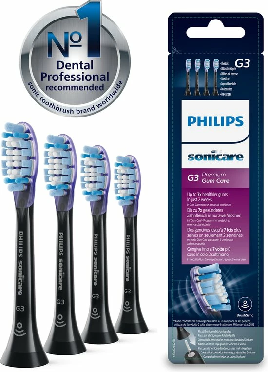 Groothandel π― Philips Sonicare G3 Premium Gum Care HX9054/33 - Opzetborstel - 4 Stuks π 3 Groothandel π― Philips Sonicare G3 Premium Gum Care HX9054/33 - Opzetborstel - 4 Stuks π