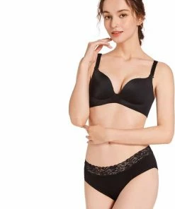 Beste deal ✨ Bamboozy Menstruatie Ondergoed 4-laags Mid-Heup Maat M 38-40 Zwart Period Underwear Duurzaam Menstrueren Incontinentie Zero Waste Daisy 😍 -L'Oréal Shop 550x764 2