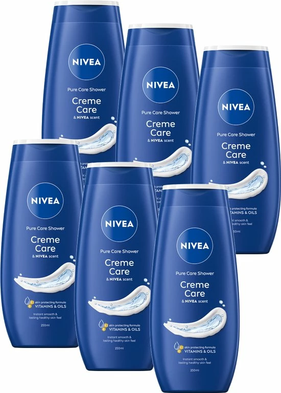 Goedkoop ⌛ NIVEA Crème Care - 6 X 250 Ml - Voordeelverpakking - Douchecrème 🔥 3 Goedkoop ⌛ NIVEA Crème Care - 6 X 250 Ml - Voordeelverpakking - Douchecrème 🔥