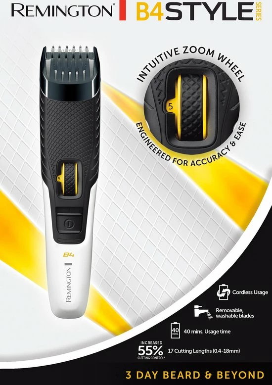 Beste deal π― Remington B4 Style Series Baardtrimmer - MB4000 π 12 Beste deal π― Remington B4 Style Series Baardtrimmer - MB4000 π - Afbeelding 10
