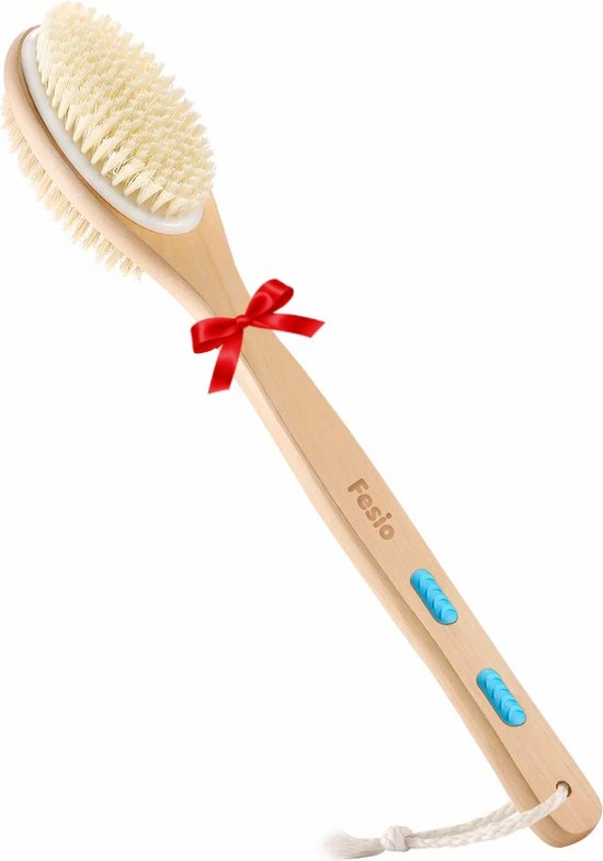 Goedkoop π€© Fesio Lichaamsborstel Met Lange Steel - Dubbelzijdig - Dry Brushing Rugborstel/Badborstel/Doucheborstel/Huidborstel - 43 Cm π 3 Goedkoop π€© Fesio Lichaamsborstel Met Lange Steel - Dubbelzijdig - Dry Brushing Rugborstel/Badborstel/Doucheborstel/Huidborstel - 43 Cm π