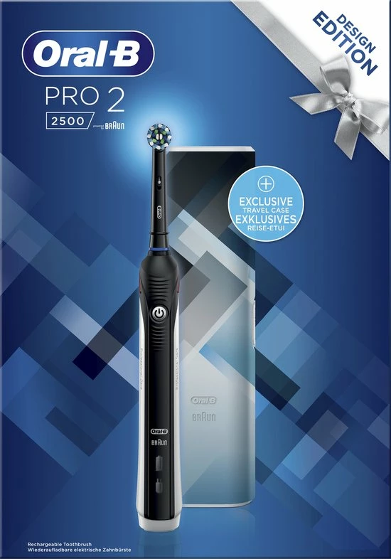 Hete verkoop β€οΈ Oral B Oral-B PRO 2 2500 - Zwart - Elektrische Tandenborstel - Met Reisetui π 13 Hete verkoop β€οΈ Oral B Oral-B PRO 2 2500 - Zwart - Elektrische Tandenborstel - Met Reisetui π - Afbeelding 11