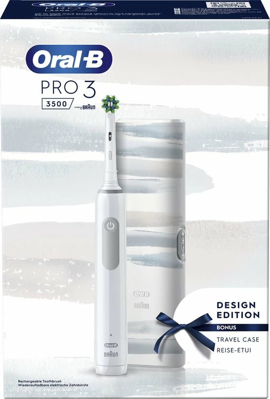 Beste Pirce ⭐ Oral B Oral-B Pro 3 3500 - Elektrische Tandenborstel - Wit ✨ 5 Beste Pirce ⭐ Oral B Oral-B Pro 3 3500 - Elektrische Tandenborstel - Wit ✨ - Afbeelding 3